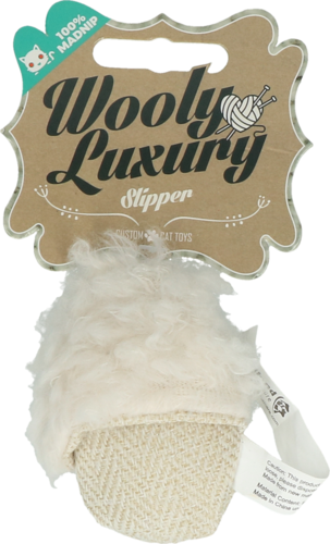 Wooly Luxury Slipper Wit